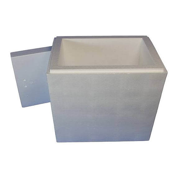 Insulated Shipping Bio Foam & Carton, 1-5 Day, Width: 21"