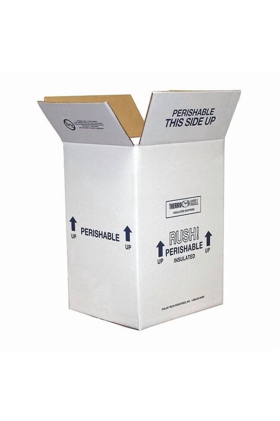 Insulated Shipping Bio Foam & Carton, 1-5 Day,PK4 53XM41