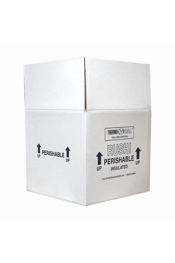 Insulated Shipping Bio Foam & Carton, 1-5 Day 53XM45