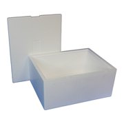 Insulated Shipping Bio Foam & Carton, 1-5 Day, Width 23-3/4 53XM46
