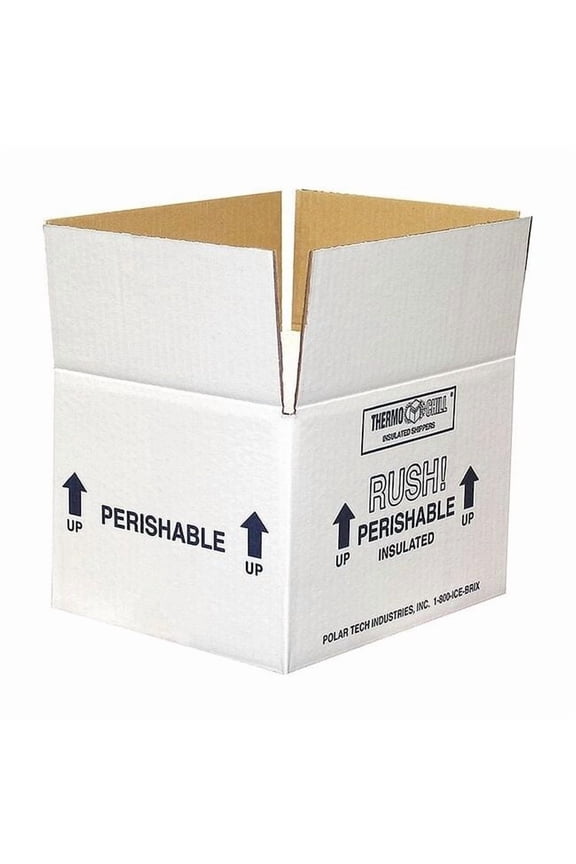 Industries Insulated Shipping Bio Foam & Carton, 1-5 Day,PK3 53XM39