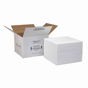 Insulated Shipping Container, White, PK4 XM15C
