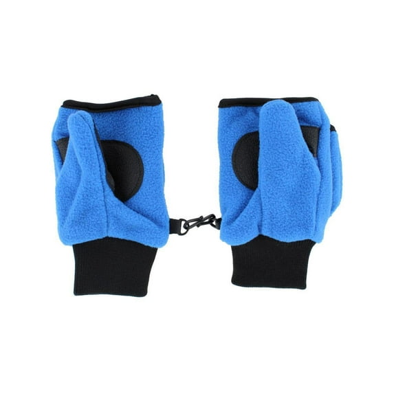 Polar Wear Kid's 2-4 Winter Fleece Convertible Fingerless Glove to Mitten