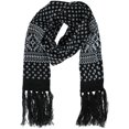 thumbnail image 1 of Polar Wear Winter Snowflake Pattern Heavyweight Knit Scarf (Men), 1 of 3