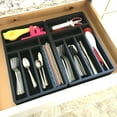 thumbnail image 1 of Polar Whale Flatware Silverware Drawer Organizer for Rv and Campers Cutlery Forks Knives Spoons Non-Slip Waterproof Compact Tray Insert  20.5 X 15.9 X 2 Inch 12 Slot Great for Home Kitchen, 1 of 9