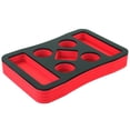 thumbnail image 1 of Polar Whale Floating Spa Hot Tub Bar Drink and Food Table Red and Black Refreshment Tray for Pool or Beach Party Float Lounge Durable Foam 7 Compartment UV Resistant, 1 of 5