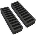 thumbnail image 1 of Polar Whale Set of 2 Rolled Coin Storage Organizers Tray Stackable Holds Nickels Holder for Office or Home Waterproof Washable  2 Inch Thick Foam 10 Compartments for 10 Rolls Nickel Black, 1 of 6