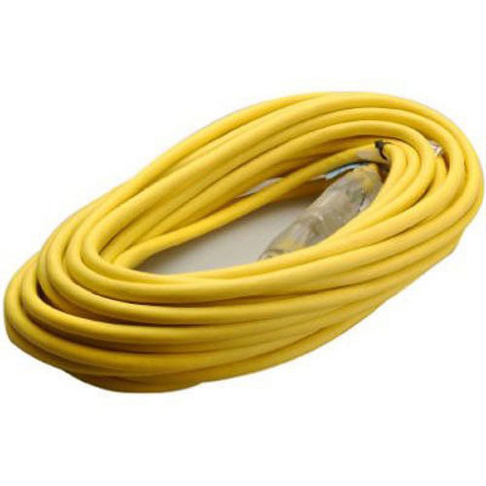 Polar/solar Outdoor Extension Cord, 50ft, Yellow