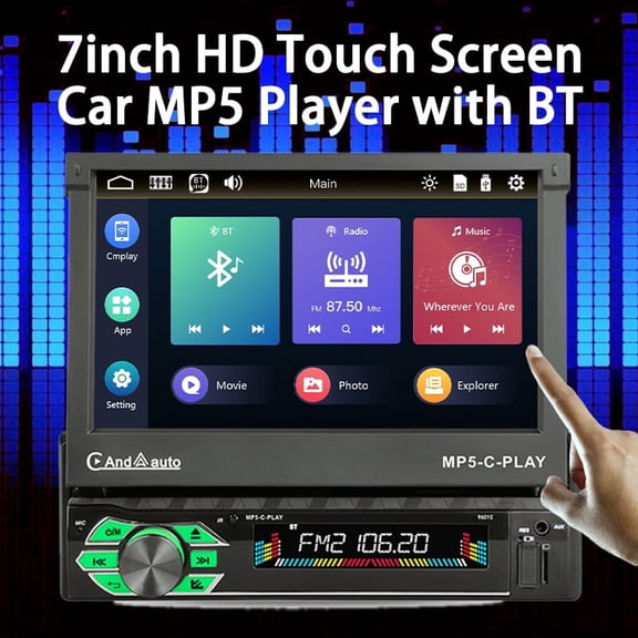 Polarlander Touch Screen Radio Car In-Dash Unit