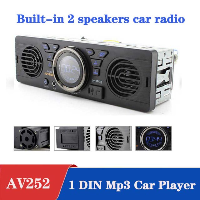 PolarLander1 DIN Car Stereo Radio Remote Multiple EQ MP3/WMA Player 12V
