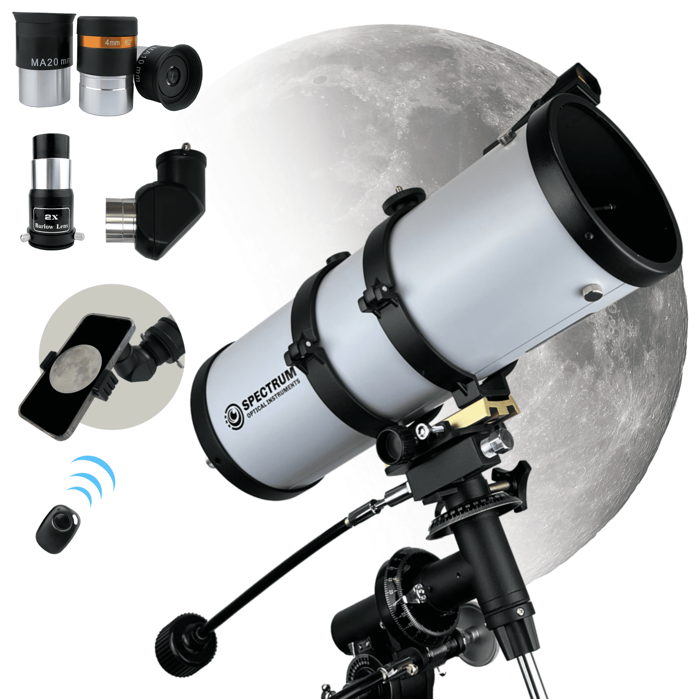 PolarLink 114EQ Telescope 114mm Aperture, 500mm Focal Length with