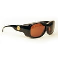 thumbnail image 1 of PolarOptics Fits Over Sunglasses Modified Rectangle for Large-Sized Frames with Soft Pouch, Tortoise, 1 of 4