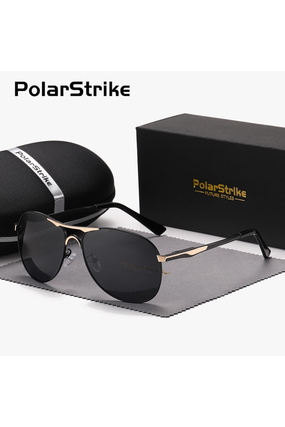 PolarStrike Unisex Fashion Full Frame Polarized Sunglasses Outdoor Activities Frog Frame Sunglasses