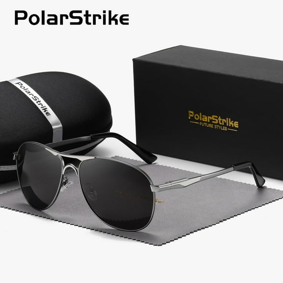 PolarStrike Unisex Fashion Full Frame Polarized Sunglasses Outdoor Activities Frog Frame Sunglasses