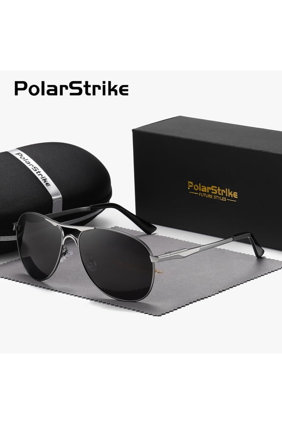 PolarStrike Unisex Fashion Full Frame Polarized Sunglasses Outdoor Activities Frog Frame Sunglasses