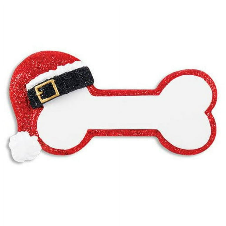 PolarX Ornaments Santa Dog Bone Ornament Walmart