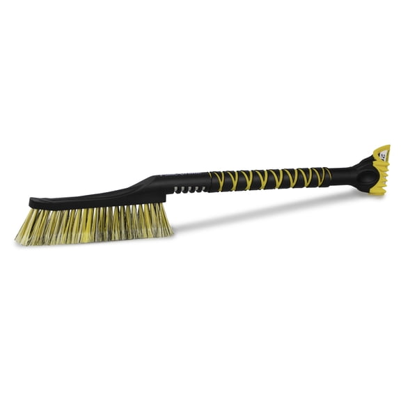 PolarXtreme 26-inch Snow Brush with Aluminum Ice Scraper and Comfort Grip
