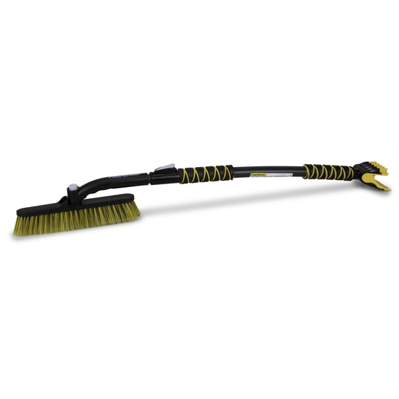 PolarXtreme Extendable Snow Brush and Ice Scraper with 52 Inch Pivoting Head