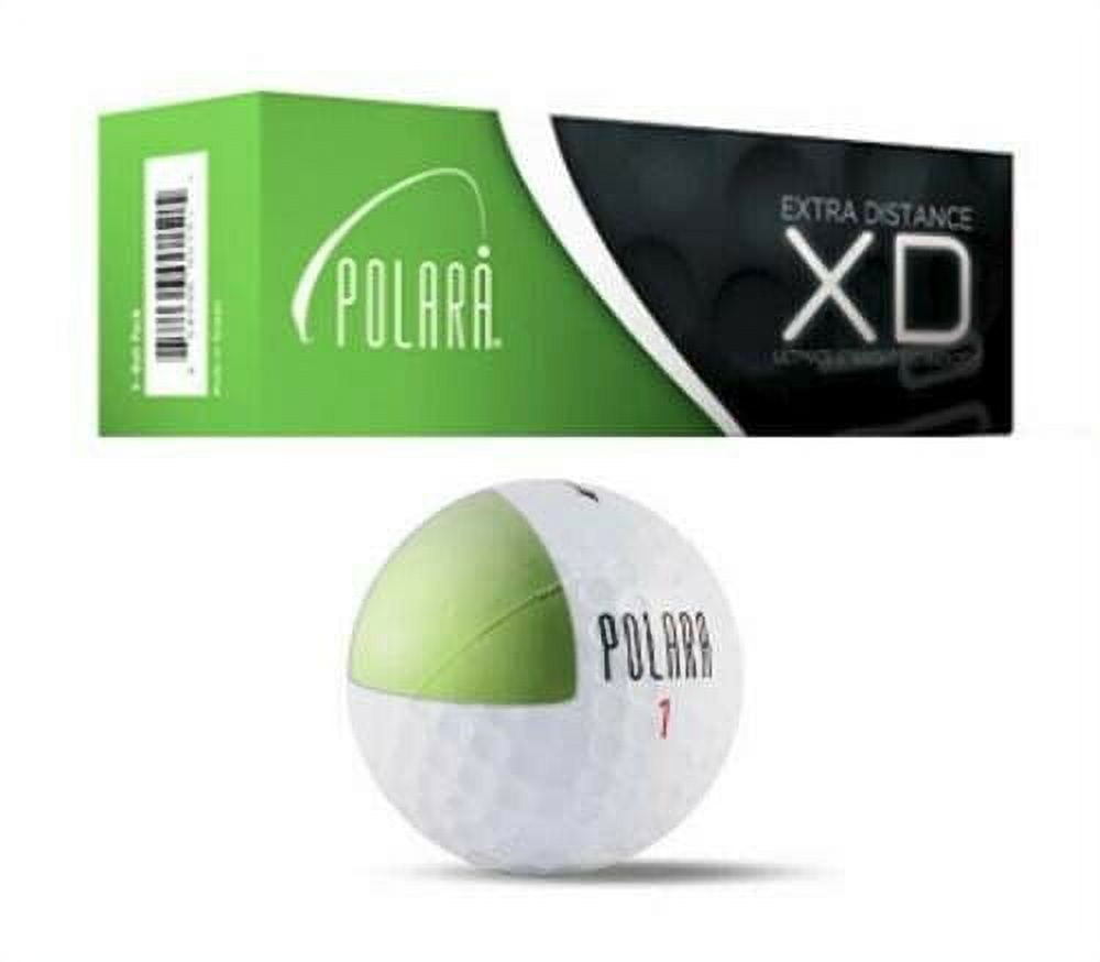 Polara Extra Distance Self Correcting Ultimate Straight Golf Balls, Yellow, 3 Count