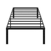 PolarcoForgeco Bed Frame Metal Platform Bed with Modern Raised Design for Bedroom