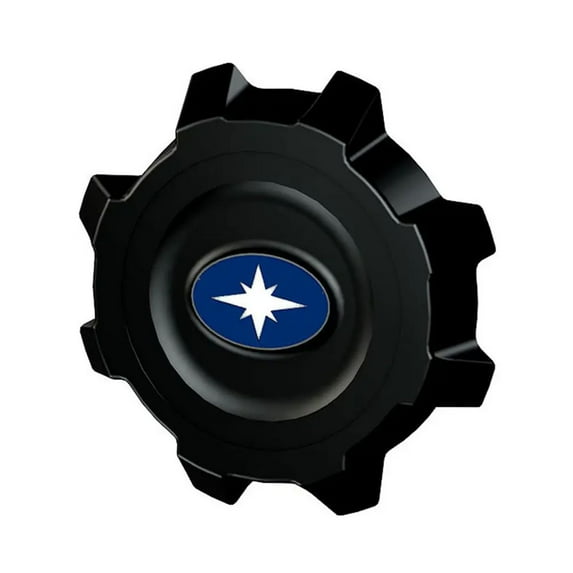 Polaris 1522243-458 Matte Black Hexlr Wheel Center Hub Cap OEM