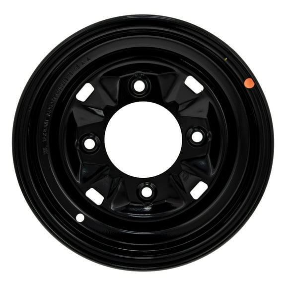 Polaris 1525241-067 Gloss Black Rear Rim 12X8 GA Ranger Crew 1000 900 570 XP