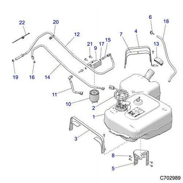 Polaris 2521986 Fuel Filter Assembly OEM 20192021 Ranger Pro XD Crew