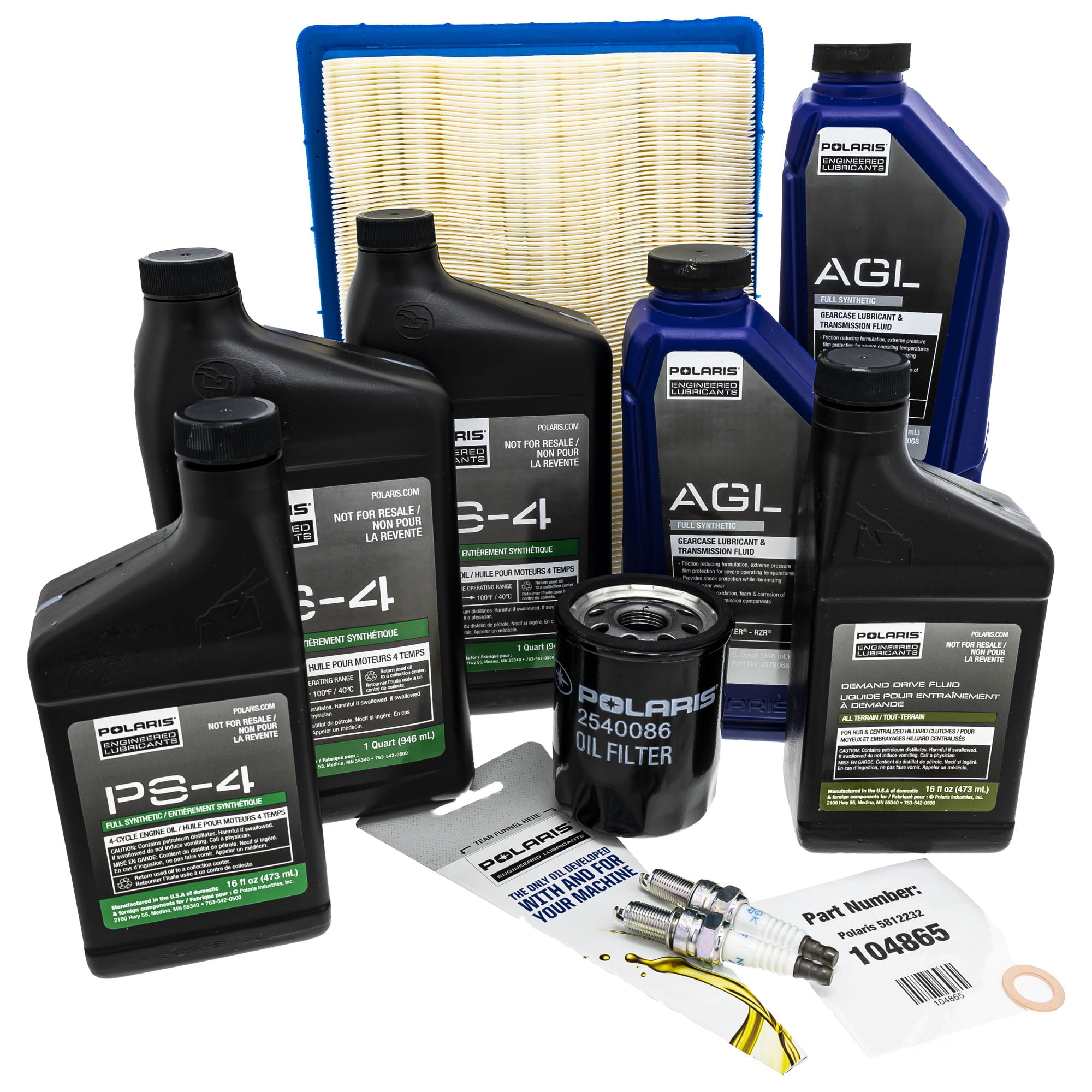 Polaris Ranger Maintenance Kit with Synthetic Oil and Filters