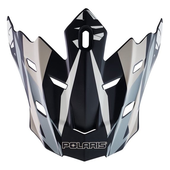 Polaris 2866147 OEM Snowmobile Tenacity Helmet Replacement Visor - Black & Gray Matte
