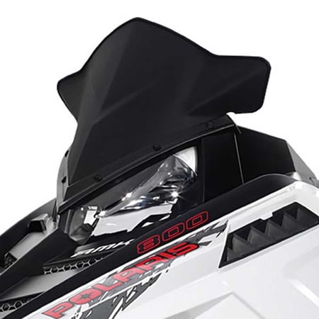 Polaris 2879828 Matte Black Mid 14" Windshield Pro-Ride Indy RMK Switchback Rush Voyageur