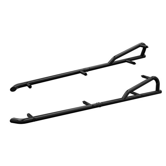 Polaris 2882079-458 Black Extreme Kick-Out Steel Rock Sliders 2014-2020 4-Seat RZR XP 4