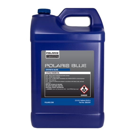 Polaris 2882204 Blue Premium Synthetic Blend 2-Stroke Engine Oil 2.5 Gallon