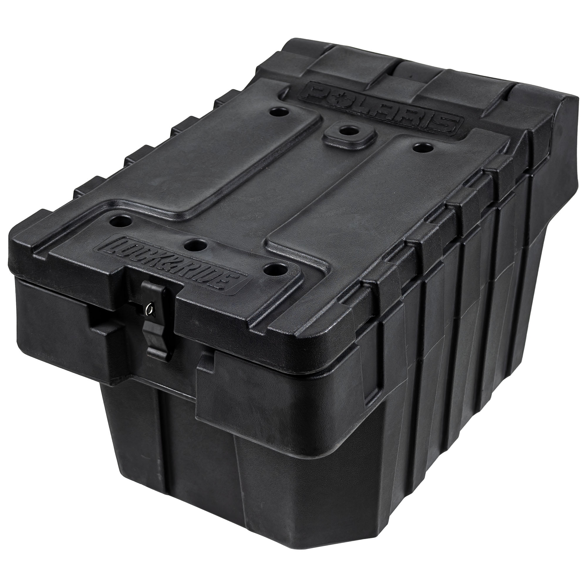 ブラック ストレージボックス 2コンパートメント Polaris 2883279 Lock & Ride Storage Box 2013-2020 Ranger 570
