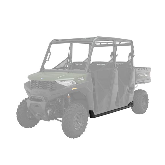 Polaris Rock Sliders with Step, Crew, for RANGER Models, Genuine OEM - 2889181