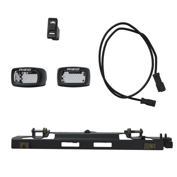 Polaris Off Road RIGID SR-M-Series Pro Driving LED Lights, Pair, for Specific XPEDITION Models, Integrates with Stock and HD Front Bumpers, Genuine OEM - Part 2889731