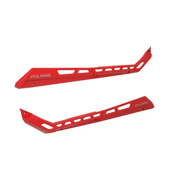 Polaris 2890395-293 Red Low Profile Rock Sliders 4-Seat RZR Pro S R 4