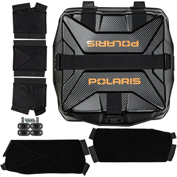 Polaris 2890624 Lock & Ride Flex Adventure Tunnel Bag Tall Orange Burst RMK Indy