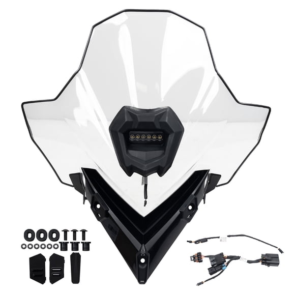 Polaris 2890642 Extra Tall Windshield with Integrated Center Light Indy RMK Switchback