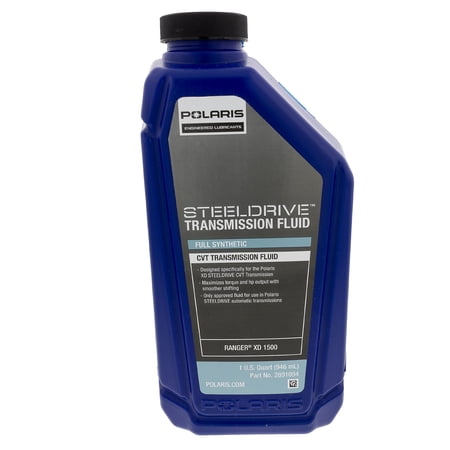 Polaris 2891094 STEELDRIVE Full Synthetic CVT Transmission Fluid 1 Quart Ranger XD1500