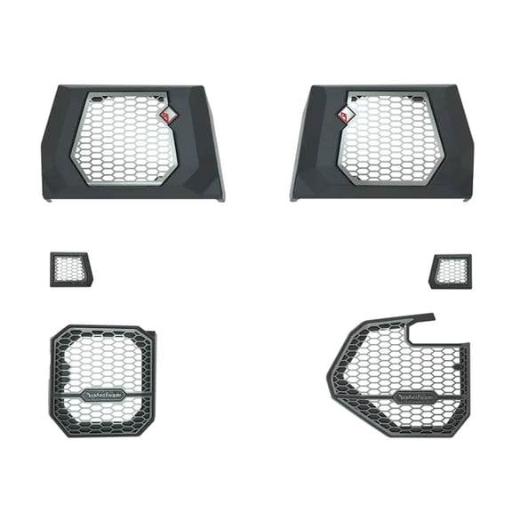 Polaris 2891255 Stainless Steel Audio Grilles by Rockford Fosgate RZR Pro XP