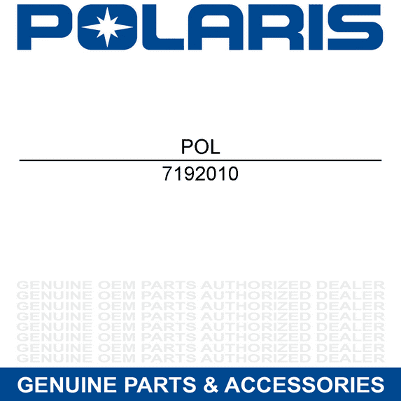 Polaris 7192010 Left Hand Bottom Upper Door Decal RZR XP EPS Premium Lifter High