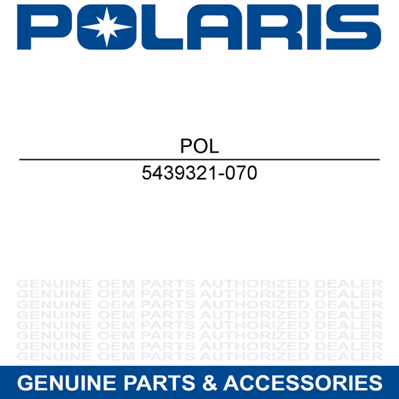 Polaris ATV Side Panel, Upper, Left, Gloss Black, Genuine OEM Part 5439321-070, Qty 1