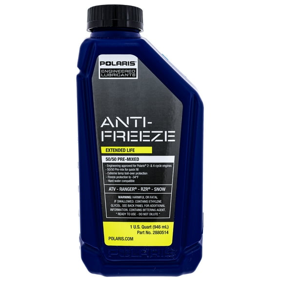 Polaris 2880514 Anti-Freeze 50 50 Premix 1 Quart ACE Ranger RZR Sportsman
