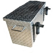 Polaris Direct Attach Aluminum Diamond Plate MEDIUM Tool Box, Fits Full Size, Mid Size Rangers, General