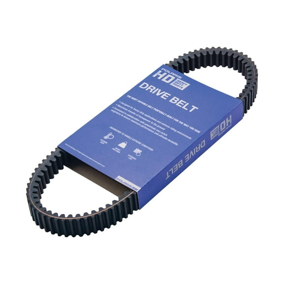 Polaris Drive Belt Heavy Duty for GENERAL 1000, RANGER 900 CREW XP, RANGER 570, RZR 1000 XP Models and More, CVT Belt for Heavy Loads, Runs Cooler, Withstands High Temps & Extreme Conditions - 3212326