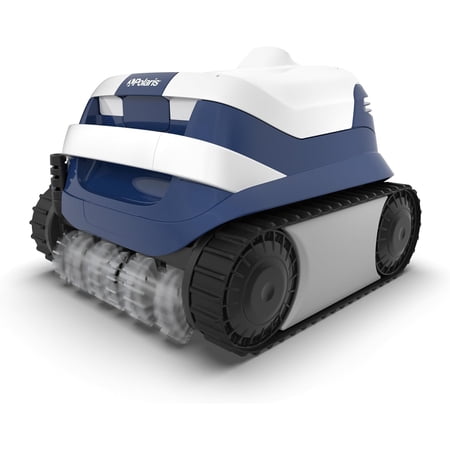 Polaris ERA 820 Robotic Pool Cleaner with Cyclonic Vacuum. Dual Brushes. 60ft Swivel Cable. Large Canister. Caddy & Cover - for In-Ground Pools