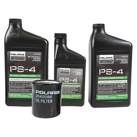 Polaris FKOCK10614 OEM PS-4 Oil Change Kit for 2018 Ranger XP 900
