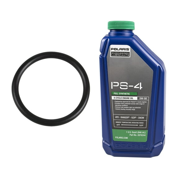 Polaris FKOCK10659 Full-Synthetic PS-4 Oil Change Kit 5W-50 for 2008-2018 Outlaw 50