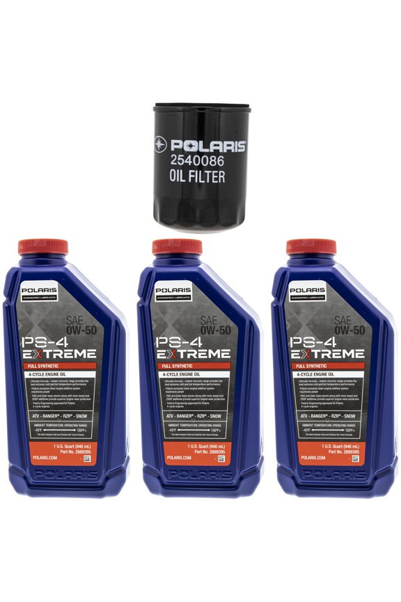 FKOCK20041 PS-4 Extreme Synthetic Oil Change Kit with Filter RZR Ranger ACE Crew