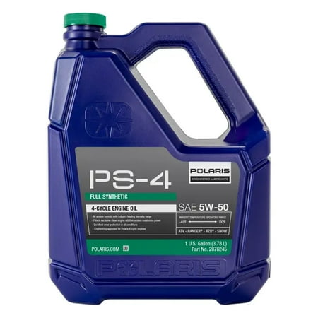 Polaris 2876245 PS-4 5W-50 Full Synthetic Oil 1 Gallon Ranger General ATV UTV